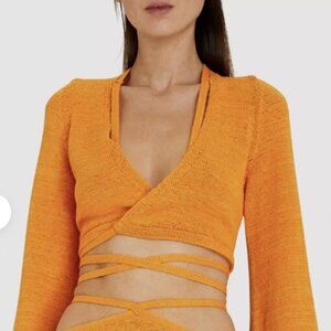 NO LONGER AVAILABLE CULT GAIA Crop Top, Orange, small